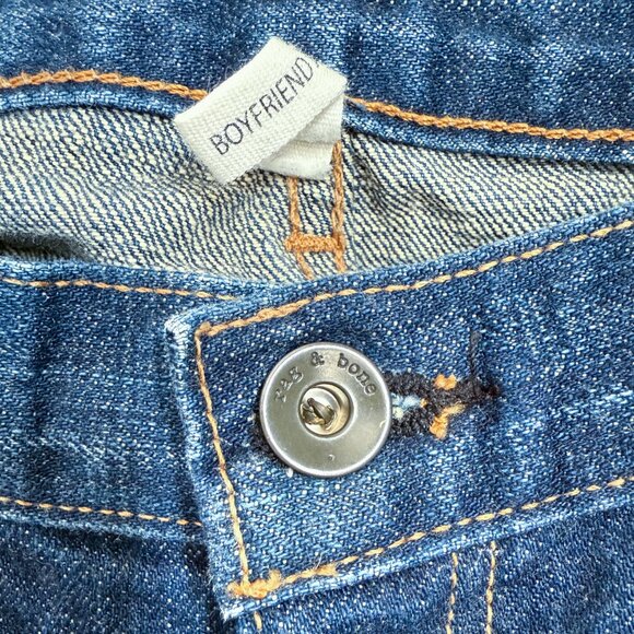 RAG & BONE - Boyfriend Jean - Rigid Japanese Denim Jeans - Women - Size 30 - Picture 3 of 7